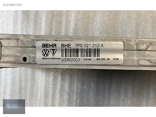 AUDİ A6-PORSCHE PANEMERA MOTOR RADYATÖRÜ 7P0121212A