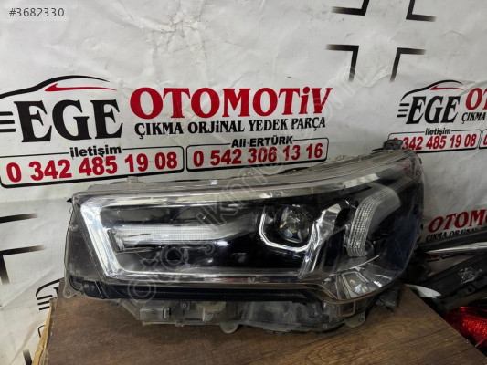 TOYOTA HILUX LEDLİ MERCEKLİ SOL FAR ORJINAL HATASIZ