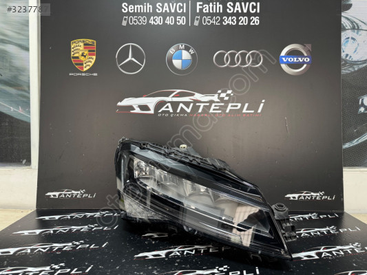 SKODA SUPER B SAĞ FAR FULL LED 2020-2023 ÇIKMA ORİJİNAL