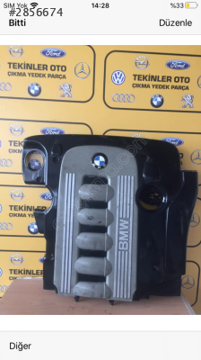 BMW e60 5.30 motor üst koruma kapağı