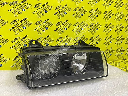 BMW E36 SAĞ FAR / ZKW TİP / MERCEKLİ H1 AMPUL TİPİ / 1991-19