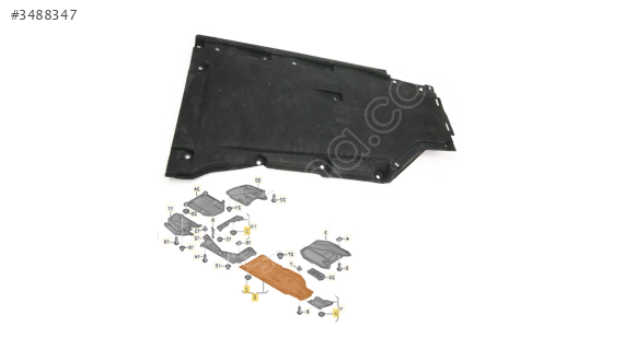 8W0825208A ALT TABAN MUHAFAZASI R AUDİ A4 2016>>