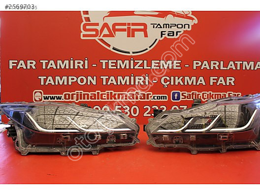 TOYOTA COROLLA E21 SIFIR ORJİNAL FAR TAKIMI [DEFOLU]