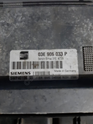03E 906 033 P 5WP40196 05 SIMOS 3PE SEAT TOLEDO MOTOR BEYNİ