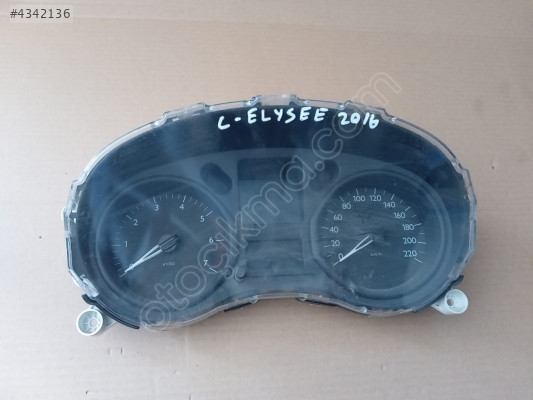 citroen c-elysee 2016 1.6 gösterge/km saati (son fiyat)