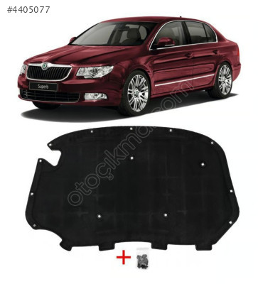 3T0863831 SKODA SUPERB 2008 MOTOR KAPUT KEÇESİ KLİPSLİ