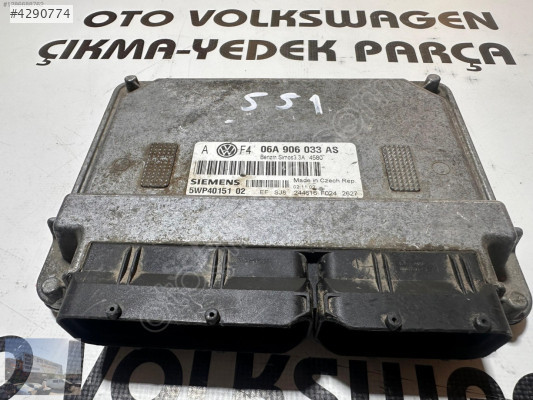 GOLF 4-5 BORA MOTOR BEYNİ 1.6 06A906033AS 06A 906 033 AS GOLF4 G