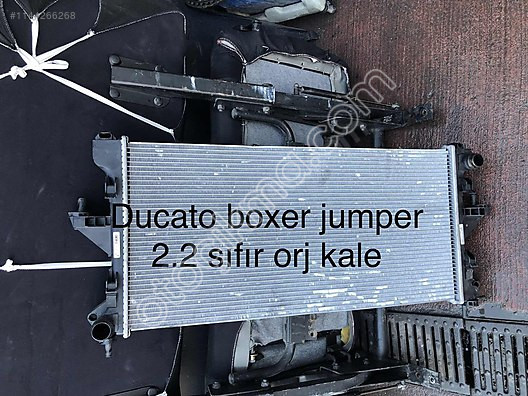 Ducato boxer jumper su radyatör sıfır orjinal kale
