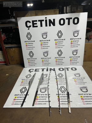 Renault Clio 4 Krom Yan Kapı Çıtası Clio Yazılı 4 Parça 2012 So