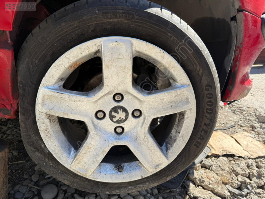 PEUGEOT 206 ÇELİK JANT ORJİNAL ÇIKMA 205/55/16 İNÇ EBAT 4 ADET