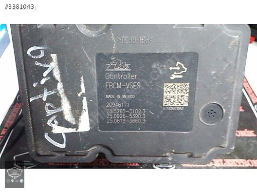 20946171 28.5265-3102.3 CHEVROLET CAPTIVA ABS BEYNİ