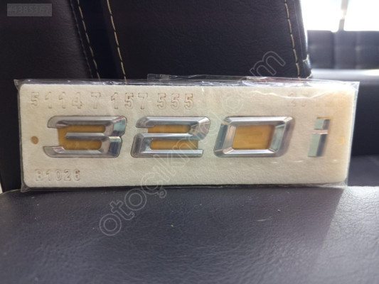 Bmw 3 Serisi 320I Bagaj Yazı (16CM) 51147157555 ORJ