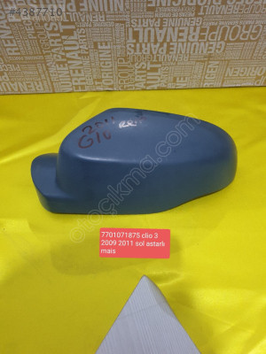 Renault clio 3 hb sol ayna kapağı 2009 2011 sıfır orjinal