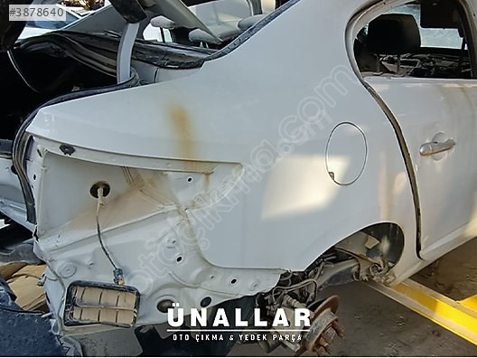 RENAULT FLUENCE SAĞ ARKA ÇAMURLUK ve TÜM | ÜNALLAR OTO ÇIKMA |