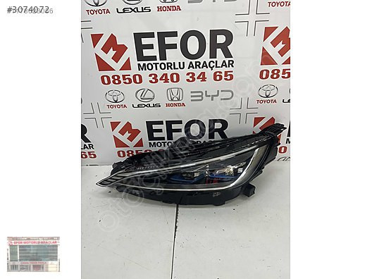BYD ATTO3 SOL FAR ÇIKMA ORJİNAL YEDEK PARÇA 2024 MODEL