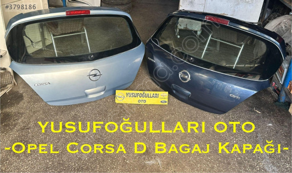 CORSA D HATASIZ DOLU BOŞ BAGAJ CAM KİLİT SİLGİ MOTOR FREN LAMBASI