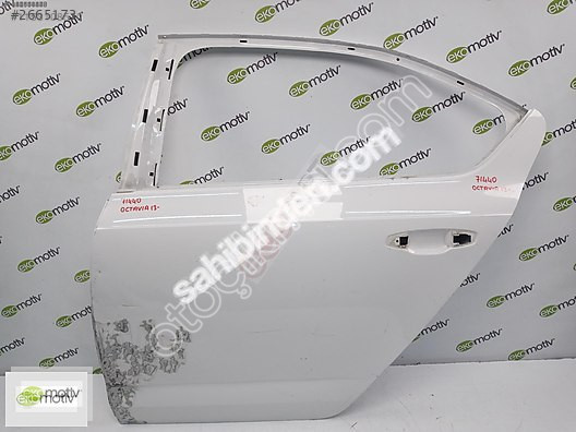 2013 - 2017 Skoda Octavia Sol Arka Kapı 5E5833055B