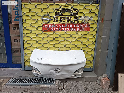 OPEL ASTRA J BAGAJ KAPAĞI ÇIKMA ORJİNAL YEDEK PARÇA