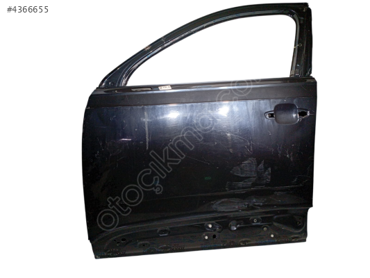 4L0831AUDI Q7  2010-2015 ÖN SOL KAPI SIYAH CIKMA ORJINAL HATASIZ