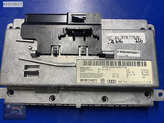 AUDİ A4-A5-A6-Q5-Q7 ORJİNAL MONİTÖR EKRANI -8T0919603C