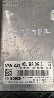 VW CRAFTER 05L907309G MOTOR BEYNİ OTO FEDAİ
