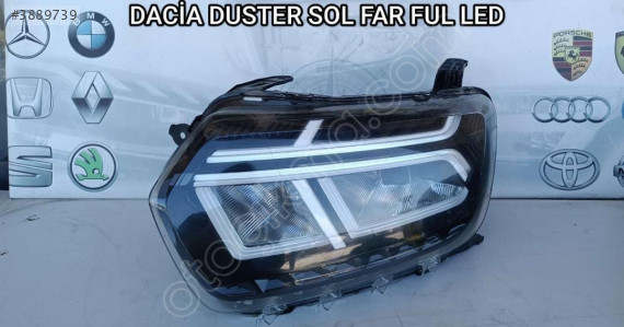 DACİA DUSTER ORJINAL ÇIKMA SOL FAR