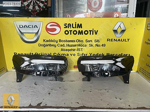 RENAULT DACİA DUSTER ÇIKMA ORJİNAL 2025 SAĞ SOL FAR VE DİĞER PAR