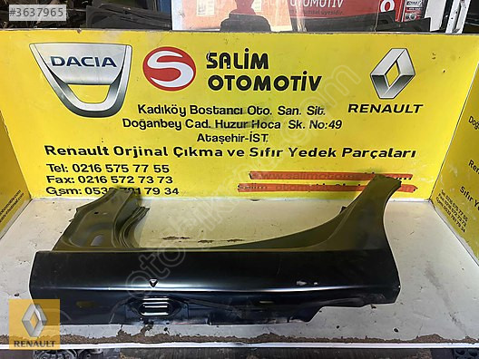 760237328R RENAULT MEGAN 4 ÇIKMA ORJİNAL SOL ARKA MARŞBİYEL SACI