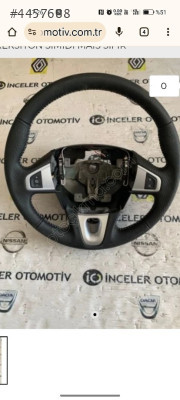 6111153 Renault Megane 3 tuşlu direksiyon simidi