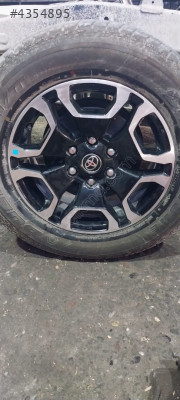 TOYOTA HİLUX 2023 ÇIKMA ORİJİNAL ÇELİK JANT LASTİK(4 MEVSİM) TAK.