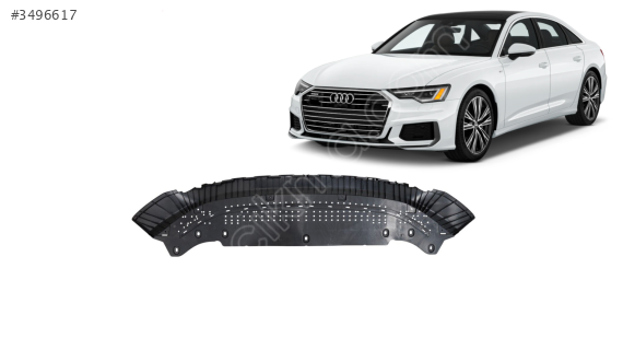 4K0807611A AUDI A6 2019 ÖN TAMPON SPOİLERİ S-LİNE .