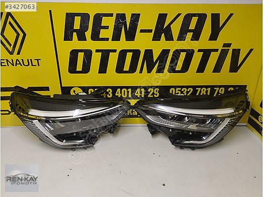 RENAULT CLİO 5 SAĞ SOL FAR İKON ORJ ÇIKMA RENKAY OTO KOCAELİ