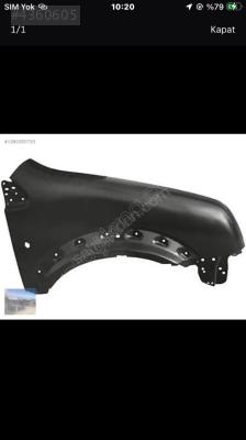 Ford cornect 02-09 sağ çamurluk