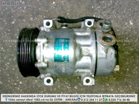 peugeot 406 benzinli çıkma klima kompresörü