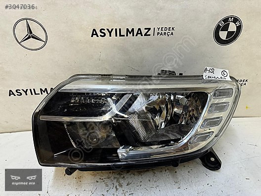 DACİA LOGAN SOL FAR KÜP LEDLİ (CAMDA İZ VAR)