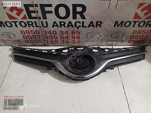 TOYOTA YARİS ÖN PANJUR ÇIKMA ORİJİNAL PARÇA 2015-2016