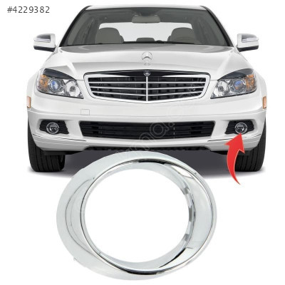 Mercedes C Serisi W204 Sol Sis Far Çerçevesi Krom 2048850974