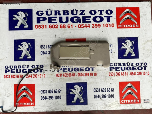 PEUGEOT 407 GÜNEŞLİK IŞIKLI ÇIKMA ORJİNAL