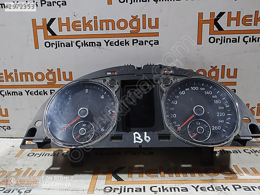 VW PASSAT B6 KİLOMETRE SAATİ KADRAN 3C0920872B, A2C53238928, A20
