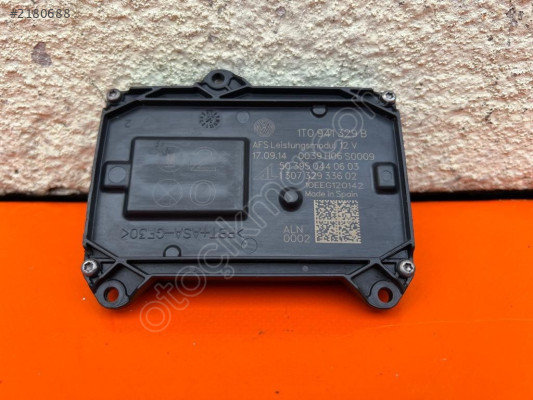 1T0941329B Skoda Octavia AFS FAR BEYNİ SIFIR KODLU 2012-2016