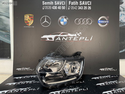 DACİA DUSTER SOL ÖN FAR LEDLİ ÇIKMA ORİJİNAL HATASIZ SÖKME