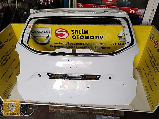 DACİA DUSTER 2022 BEYAZ ÇIKMA ORJİNAL BAGAJ KAPAĞI VE DİĞER PARÇ