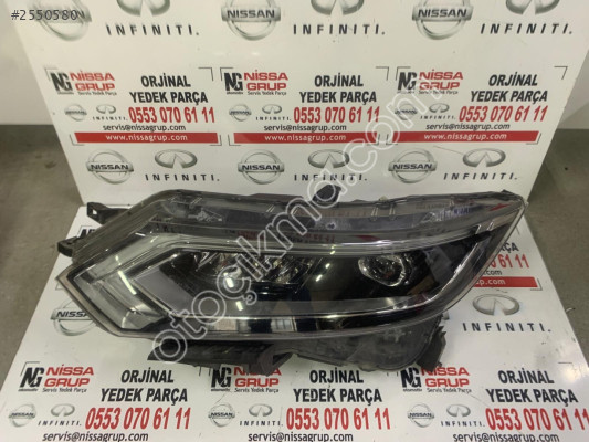 NİSSAN QASHQAİ ÖN SOL FAR ZENONLU ÇIKMA PARÇA J11 2017-2020