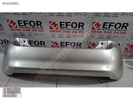 TOYOTA AURİS ORJİNAL ÇIKMA ARKA TAMPON