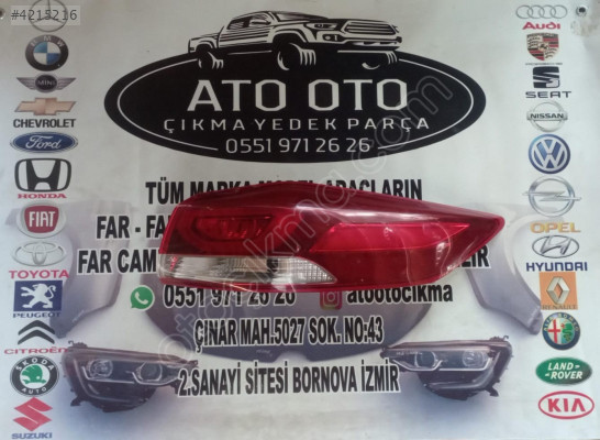 HYUNDAI ELANTRA ORJİNAL ÇIKMA SAĞ STOP B
