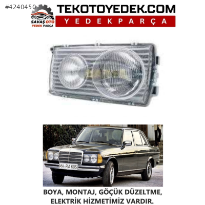 MERCEDES W123 ÖN FAR SAĞ SOL 1976 1977 1978 1979 KAMPANYA