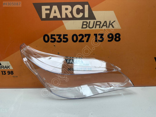 BMW 5 SERİSİ E60 SAĞ FAR CAMI KAŞSIZ SIFIR 2003-2010