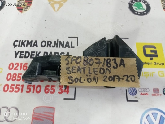 SEAT LEON 2017-2020 SOL ÖN TAMPON BRAKETİ OEM 5f0807183a