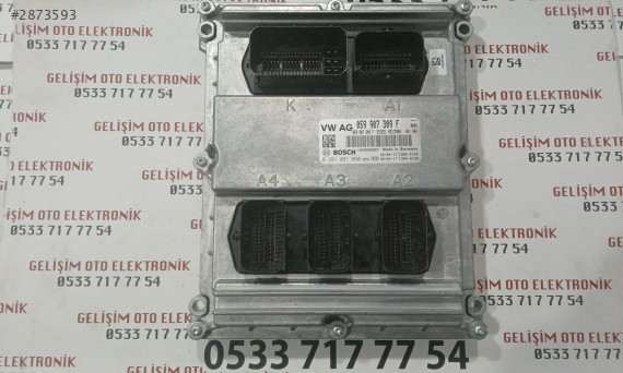 059907309F 0281031650 MD1CP004 1039S80907 AUDİ Q7 MOTOR BEYNİ