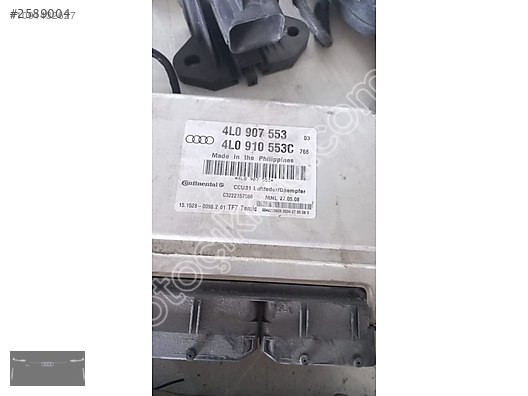 Audi Q7 Süspansiyon Kontrol Beyni 4L0910553C 4L0 907 553 15.